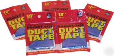 Pocket duct tape 5 packages blue