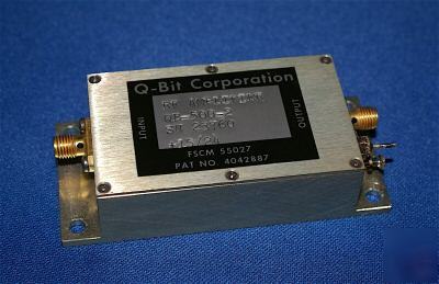 Rf amplifier q-bit corporation qb-500-2 range 2-500MHZ