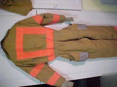 Us navy fireman s firefighter aramid coveralls suit 