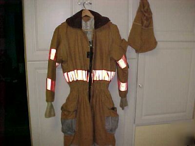 Us navy fireman s firefighter aramid coveralls suit 