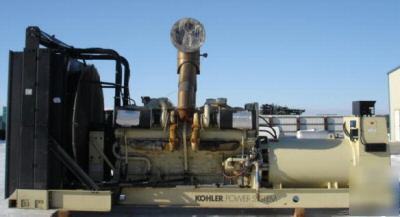 1600KW kohler / detroit diesel generator - mfg. 1997