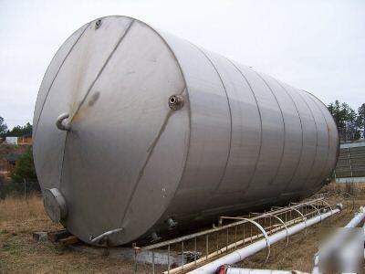 30,000 gallon 304 ss tank, vertical