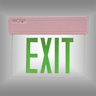 6PS/set led edge-lit exit sign emergency light /s-E10CG