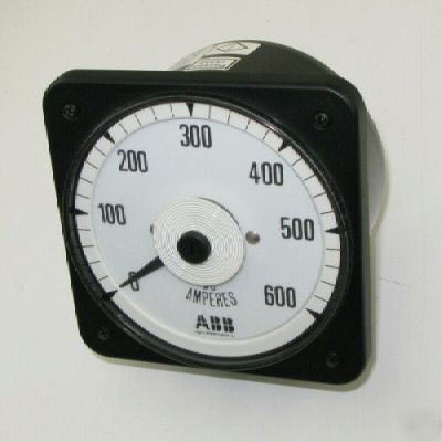Abb 0-600 amp ac ammeter