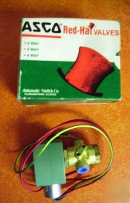 Asco 3-way solenoid valve 8320G178V 24VAC air water oil