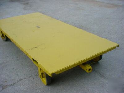 Double steer trailer for material handling,shop cart