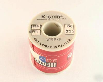 New kester solder SN40-.020-rosin-66C