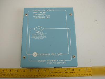 Rupture disc monitor bb-100A-0340