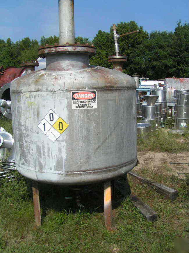 S&at 500 gal stainless steel vessel tank