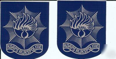 Korps rijkspolitie (national police corp) amsterdam