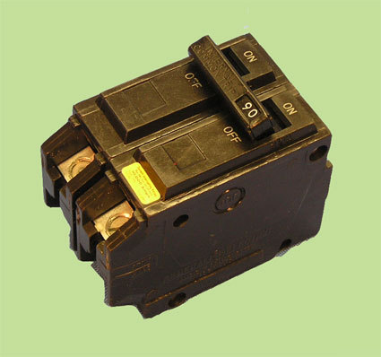 New g.e. breaker, THQL2190, 2 pole 90 amp thql, in box