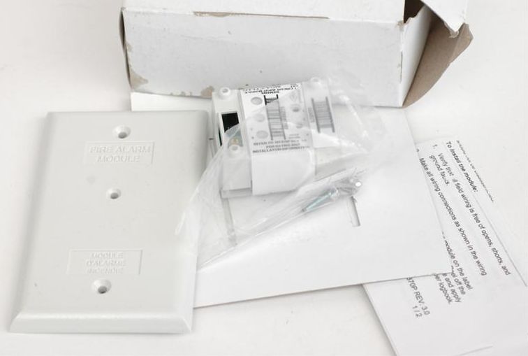 New siemens siga-CT1-lg fire alarm single input module 