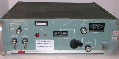 Polarad 1107A rf/microwave signal generator,3.8-8.2 ghz