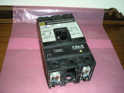 Square d 100A 600V 2 pole KAL26200 molded case breaker 