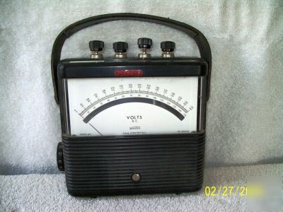 Weston volts d.c meter