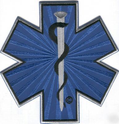 New brand emt/ems star of life breast patch