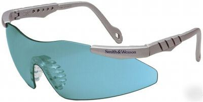 Smith & wesson magnum 3G glasses-teal lens/platin frm