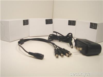 4X 1.5 a 12V power supply cctv security camera adapter