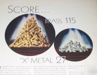 Copper & brass research association hex nut -1931 ad