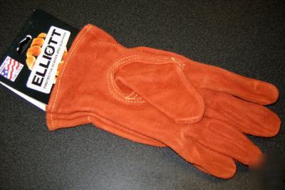Cowhide drivers glove- keystone thumb, kevlar stitched