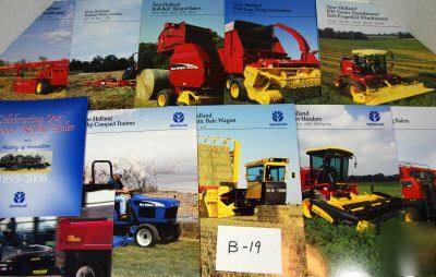 New (12) - new holland brochures - see list/pict.