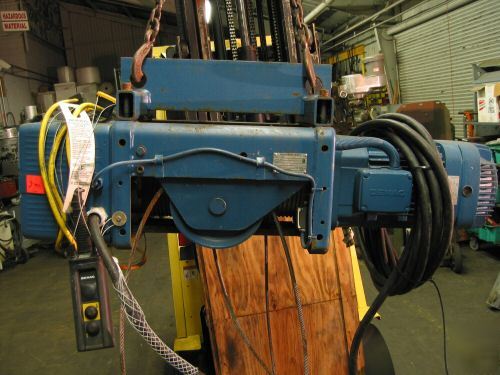 New hoist, cable, 7.5 ton, mannesmann-demag, 