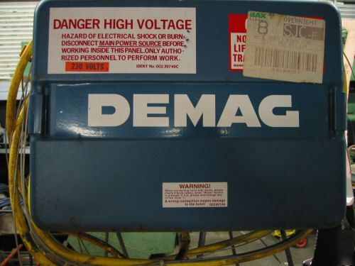 New hoist, cable, 7.5 ton, mannesmann-demag, 