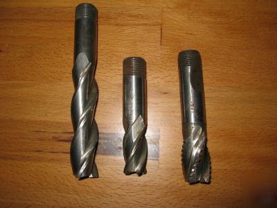 3 milling cutters 16MM ss 19MM rip ss 18MM long/s 