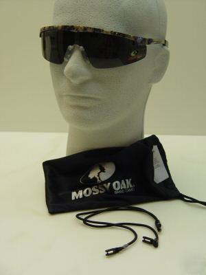 Crews mossy oak safety glasses - greylense/camo frame