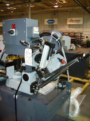 New hyd-mech pivot style double mitering bandsaw dm-10