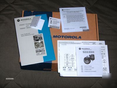 New motorola PR400 portable radio handset brand 