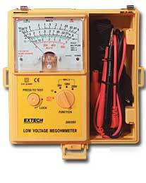 Extech 380350 analog low voltage megohmmeter