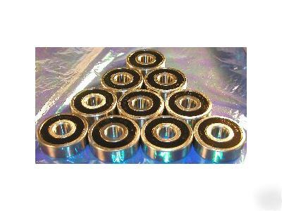 10 bikes double sealed ball bearings 6201-2RS mowers