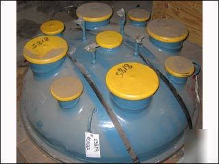 250 gal pfaudler glass lined reactor top - 23899