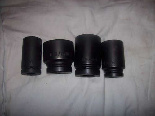 4-pc impact socket/ 2-pc armstrong/ 2-pc proto