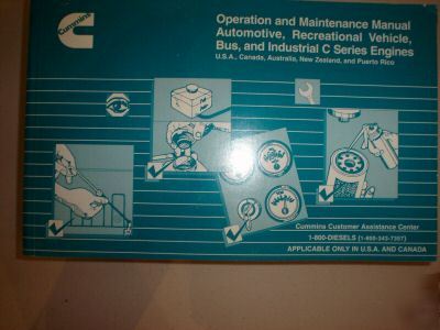 Cummins c series engine operators & maintenance manual