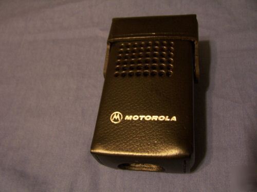 Motorola minitor ii leather pager case fire police ems