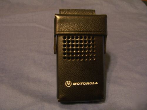 Motorola minitor ii leather pager case fire police ems
