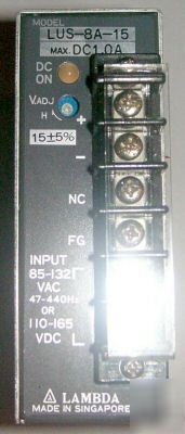 New lambda 15VDC@1.0 a switching power supply,lus-8A-15 