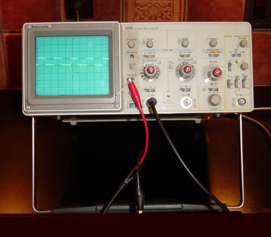 Tektronix oscilloscope 2213 60 mhz 2 channel dual trace
