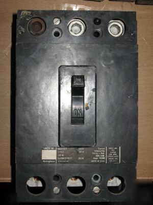 Westinghouse 200 amp 3 pole breaker great shape