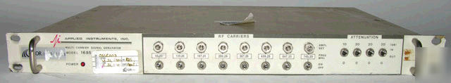 Applied instruments 1685 catv 8 carrier signal gen