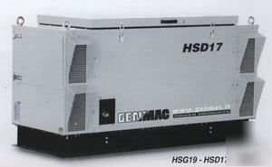 Genmac diesel heavy duty generator HSG17 silence power