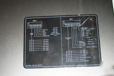 Roland x-y plotter dxy-885 manual original box working