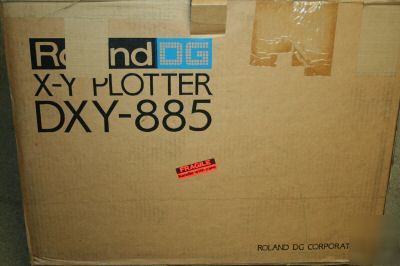 Roland x-y plotter dxy-885 manual original box working