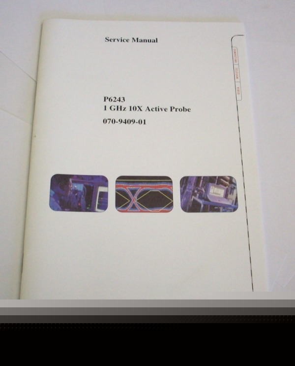 Tektronix P6243 active probe service manual - $5 ship 