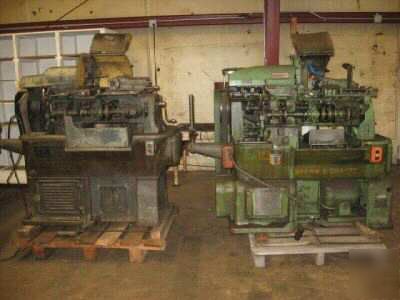 Warner swasey and brown & sharpe screw machines tooling