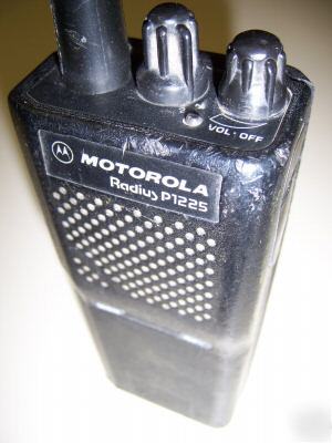 Motorola P1225 vhf 2 channel two-way radio