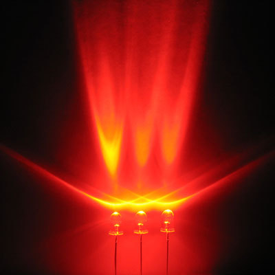 Red led set of 1000 super bright 5MM 18000MCD+ f/r