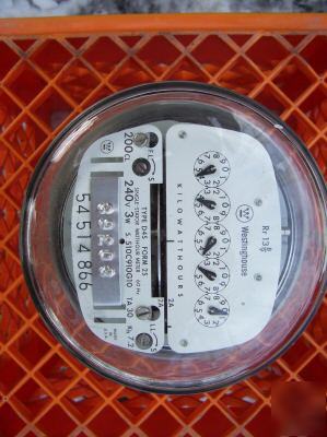 Used westinghouse, electric meter :